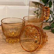 Set of 4 vintage glasses