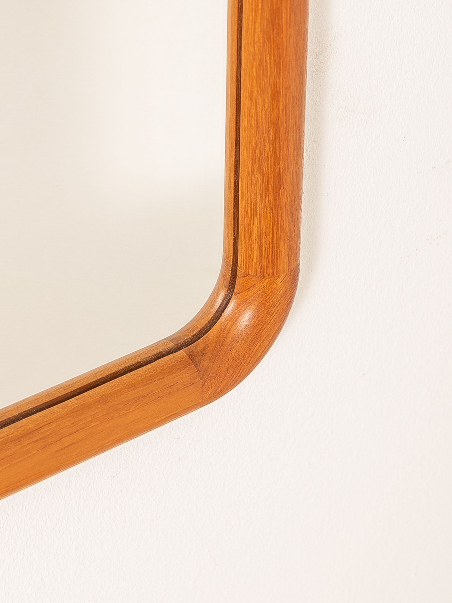 Miroir des années 1960 Vildbjerg Møbelfabrik 31x109cm