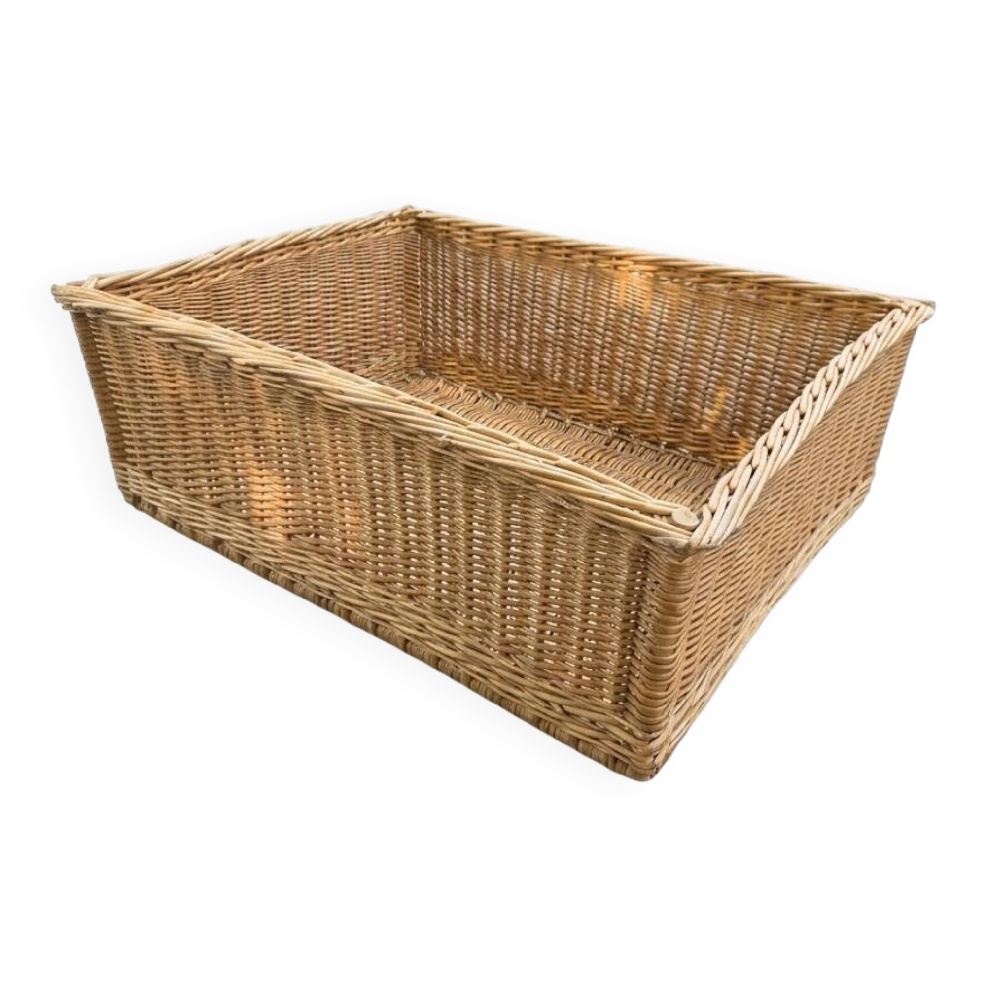 Panier en osier grand modèle