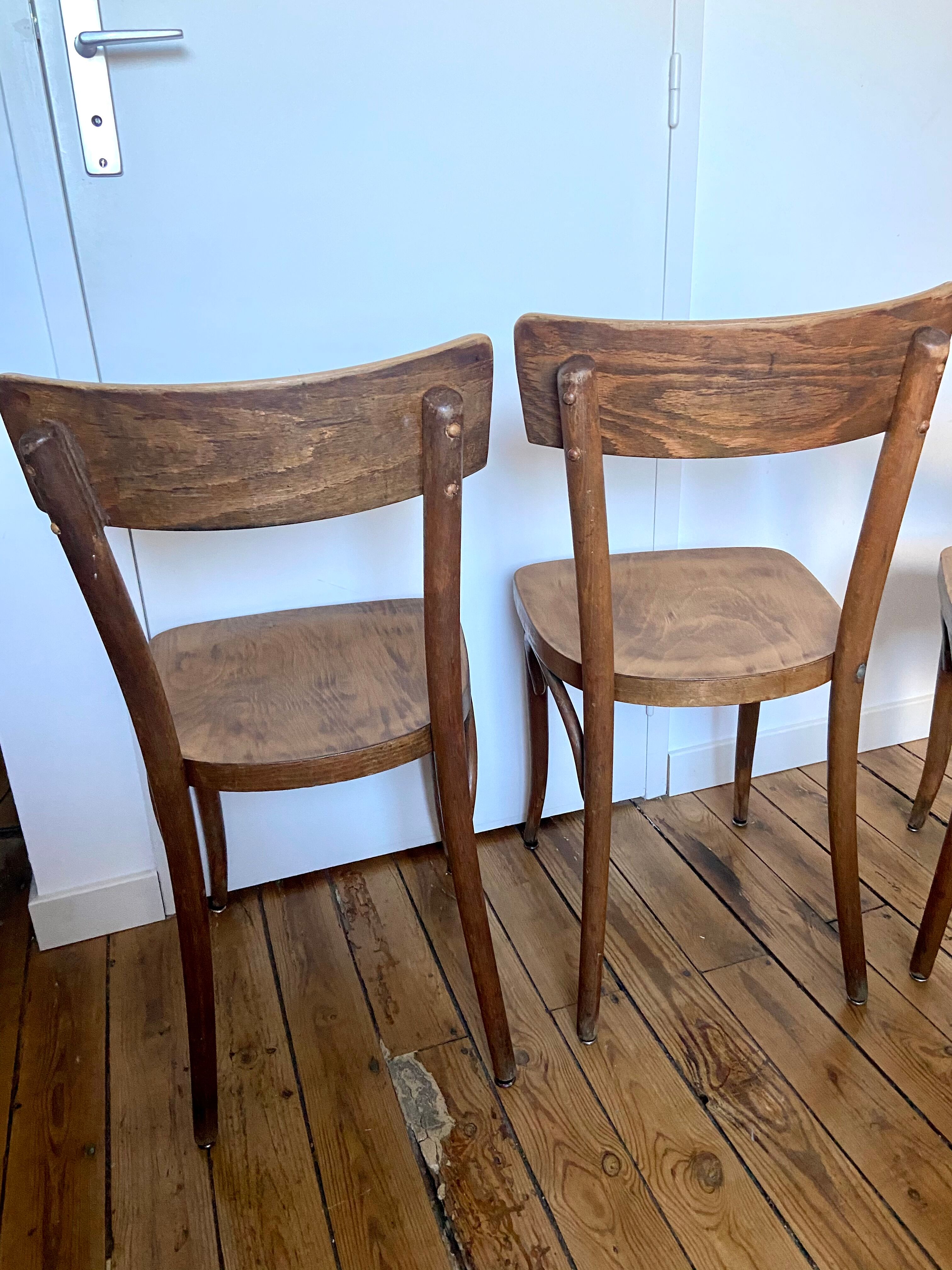 Set of 4 Thonet bistro chairs