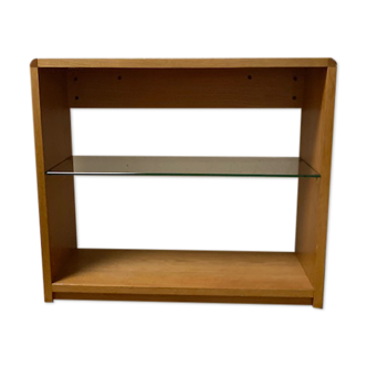 Wood and glass console