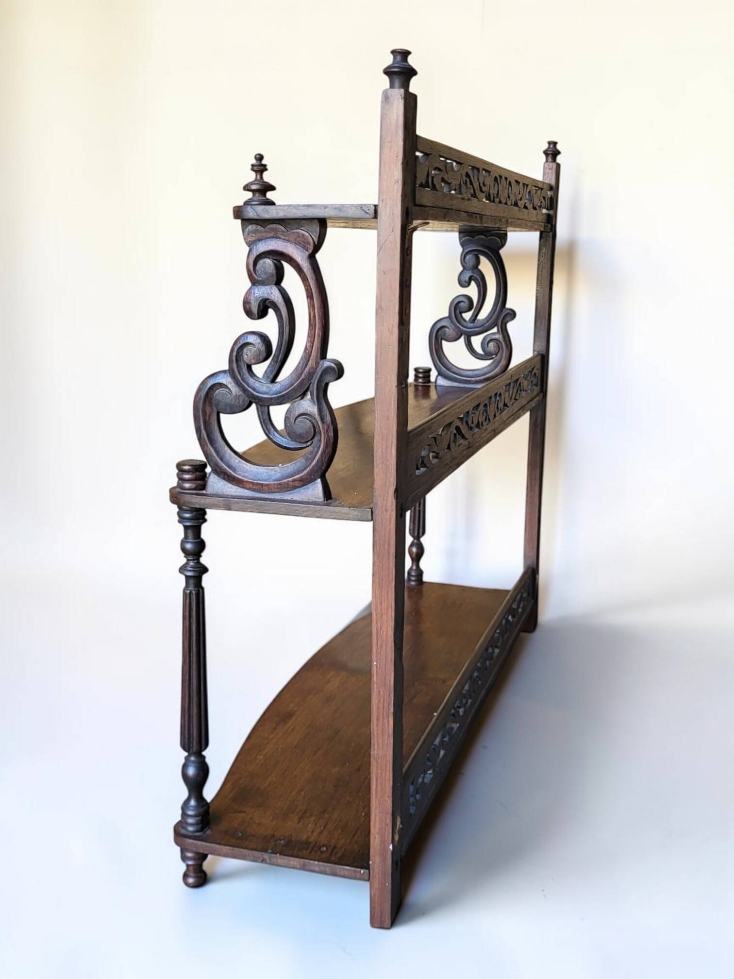 Mahogany shelf Napoleon III