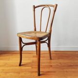 Chaise ancienne assise en cannage