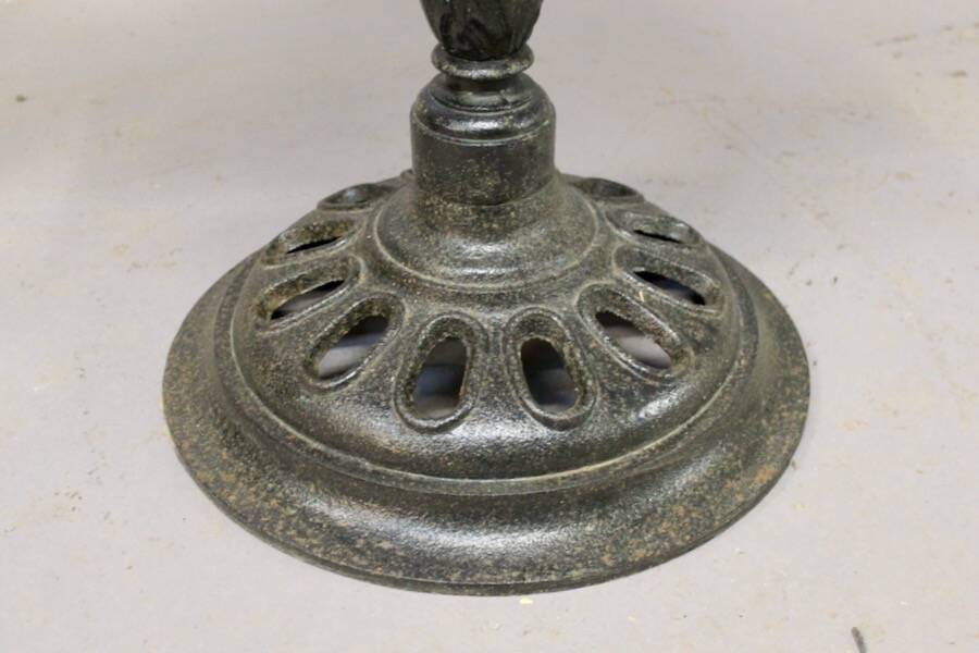 Pair of Comblanchien Marble Top Bistro Tables