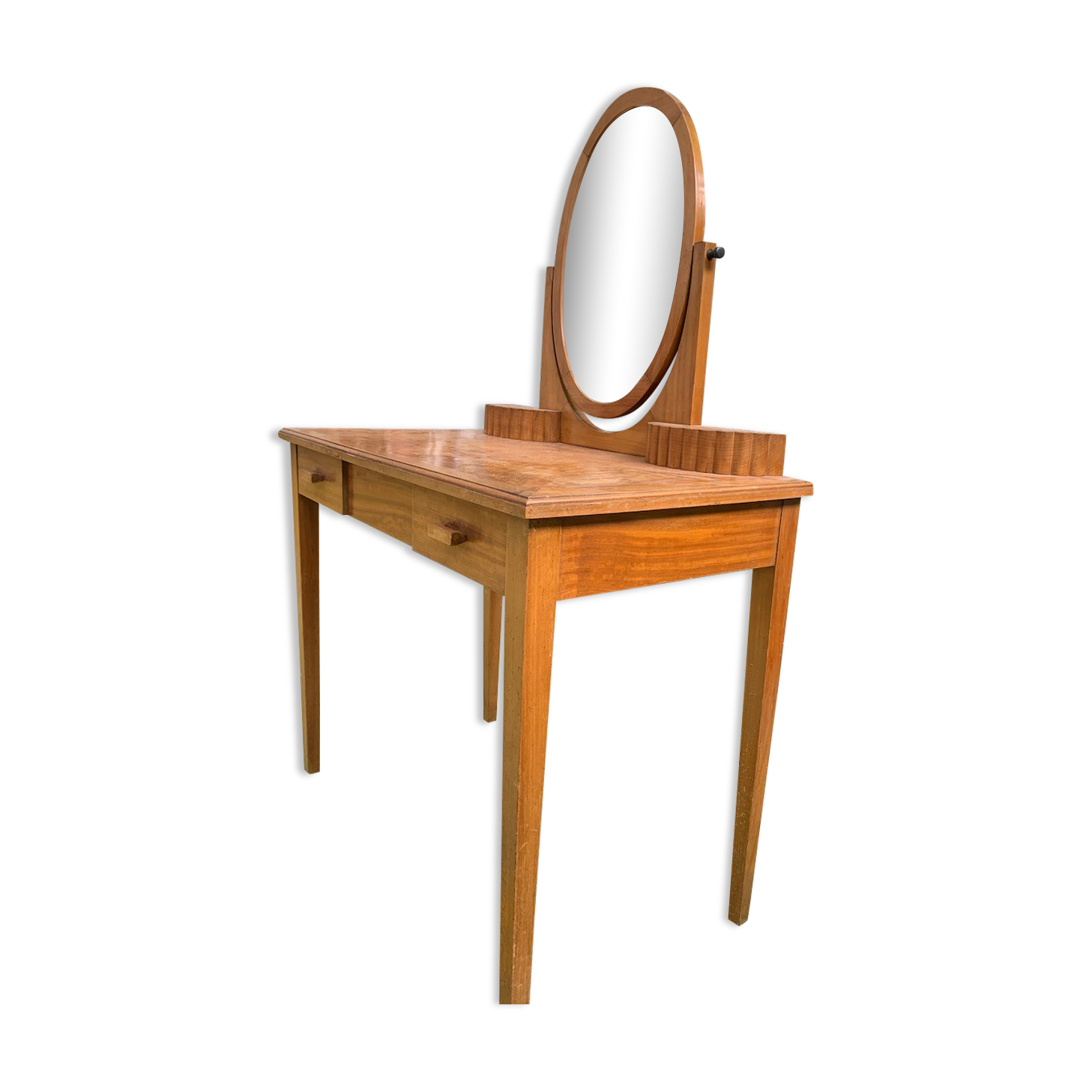 Vintage wood dressing table