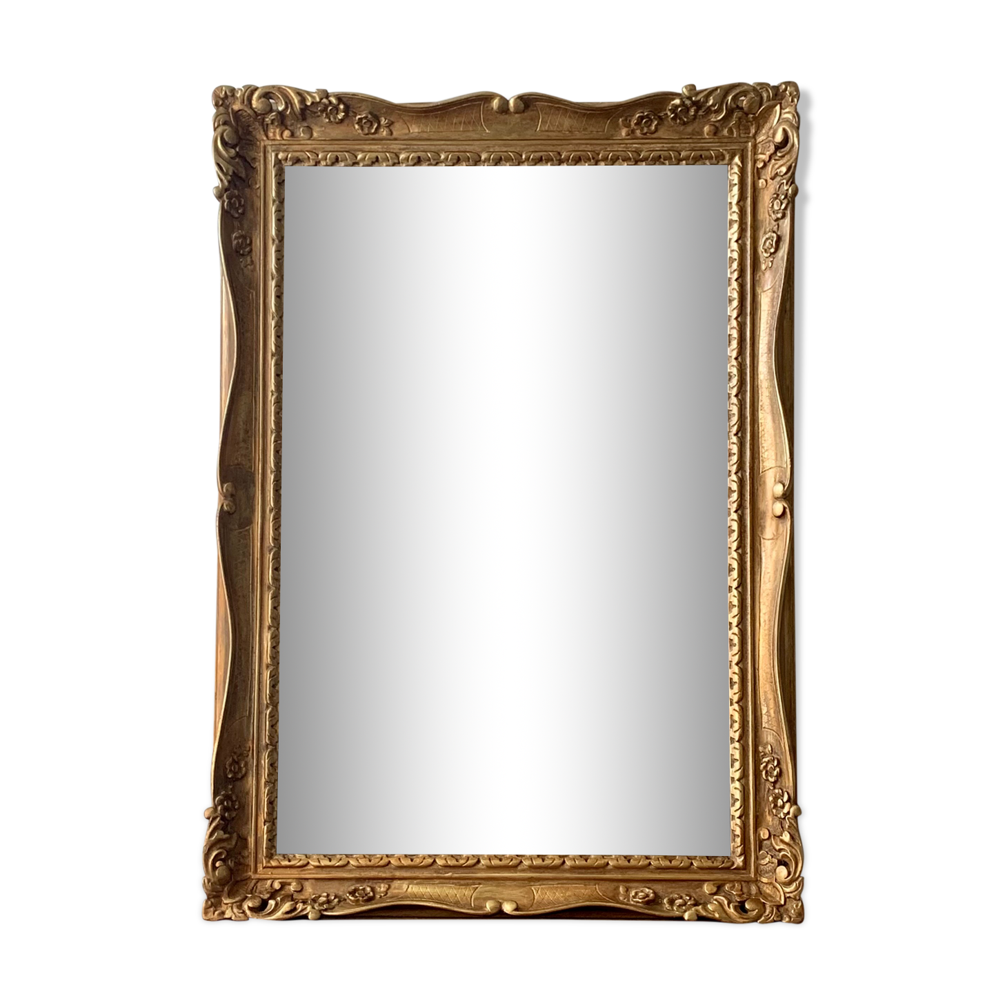 Vintage gilded wall mirror