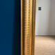 Antique mirror Louis-Philippe beaded gold leaf 123cm/90cm geometric decoration