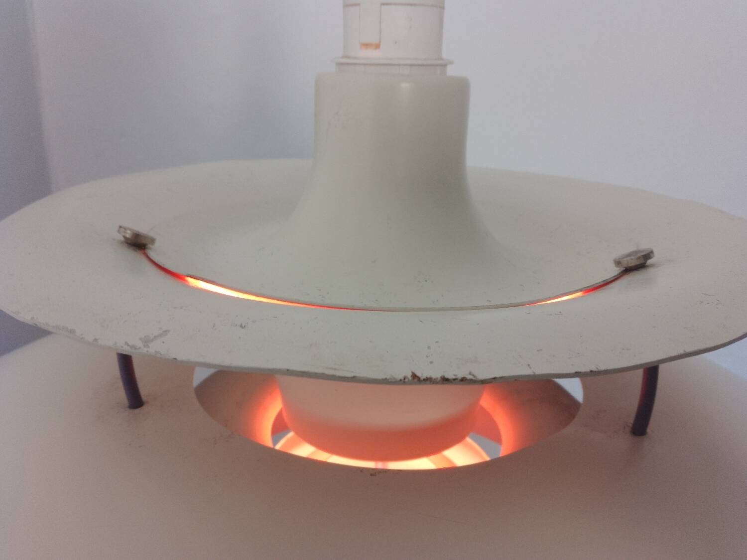 LOUIS POULSEN PH 5 Lustre  1970 DANISH design Space Age VOIR DESCRIPTIF