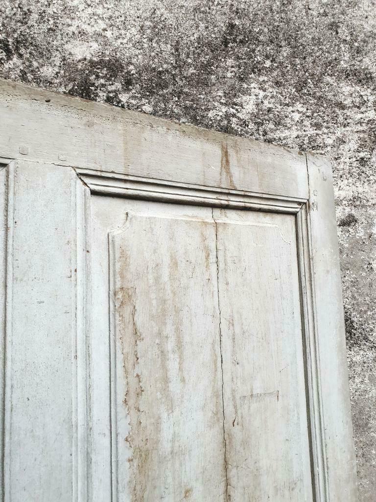 Antique oak sliding door loft door
