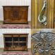 Art Nouveau enfilade in walnut from the early 20th century.