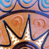 Plates, Puygdemont ceramics, vintage