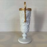 Opaline fairground footed vase