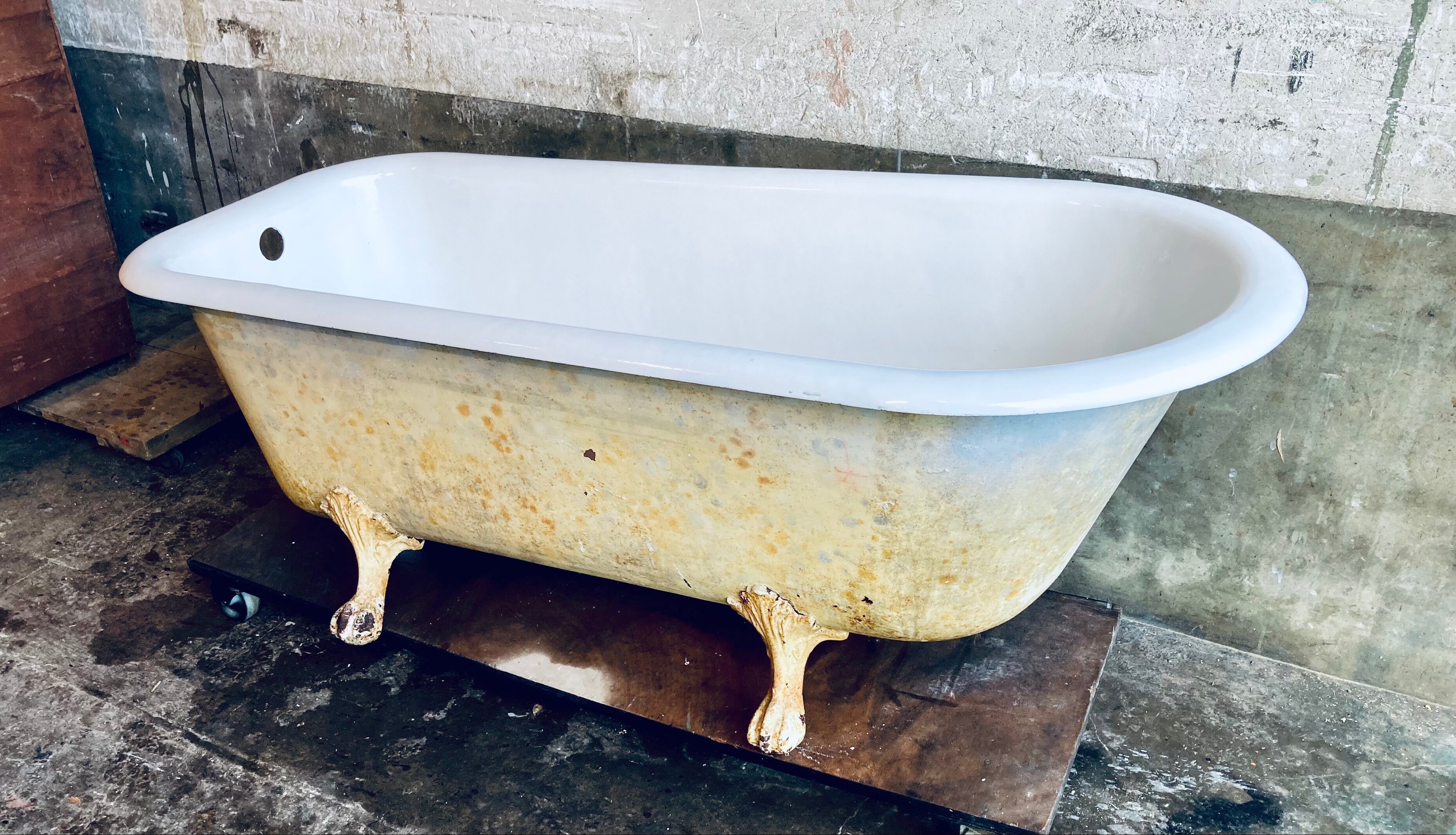 Baignoire en fonte
