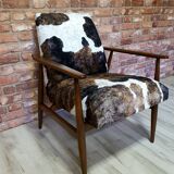 Renovated Armchair 1960s, PRL, vintage, Henryk Lis, Fox
