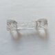 Set of 10 antique twisted moulded glass knife rests – Art Deco style