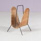 1950s Carl Auböck attributed magazine holder from Denmark