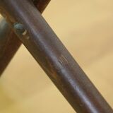 Tabouret pliant en bois massif