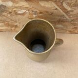Ancien pichet digoin grès beige made in france vintage