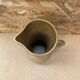 Old pitcher digoin stoneware beige made in france vintage