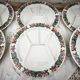 Lot de 6 assiettes à fondue Villeroy & Boch style Acapulco