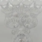 10 verres en cristal de Saint Louis, modèle tommy.15 cm.