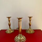 Brass candlestick candle holder