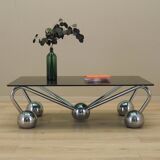 Glass coffee table, Italian design, 1970s, manufactured in Italy
