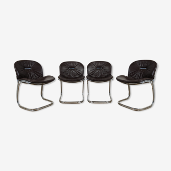 4 chairs "Sabrina" by Gastone Rinaldi for Rima
