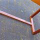 Banc à lattes scandinaves, teck 1970