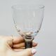 6 verres à vin vintage Bormioli Rocco en cristal gris strié