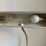 Vintage 1960s Aluminor black and gold banker's desk lamp - 45cm