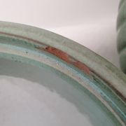 Set of 2 ceramic planters (plant pots) signed GPA made in France