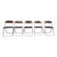 Vintage folding chairs Plia Giancarlo Piretti for Castelli, 1970s, set