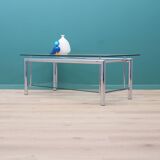 Table basse en verre, design danois, années 1970, production : Danemark