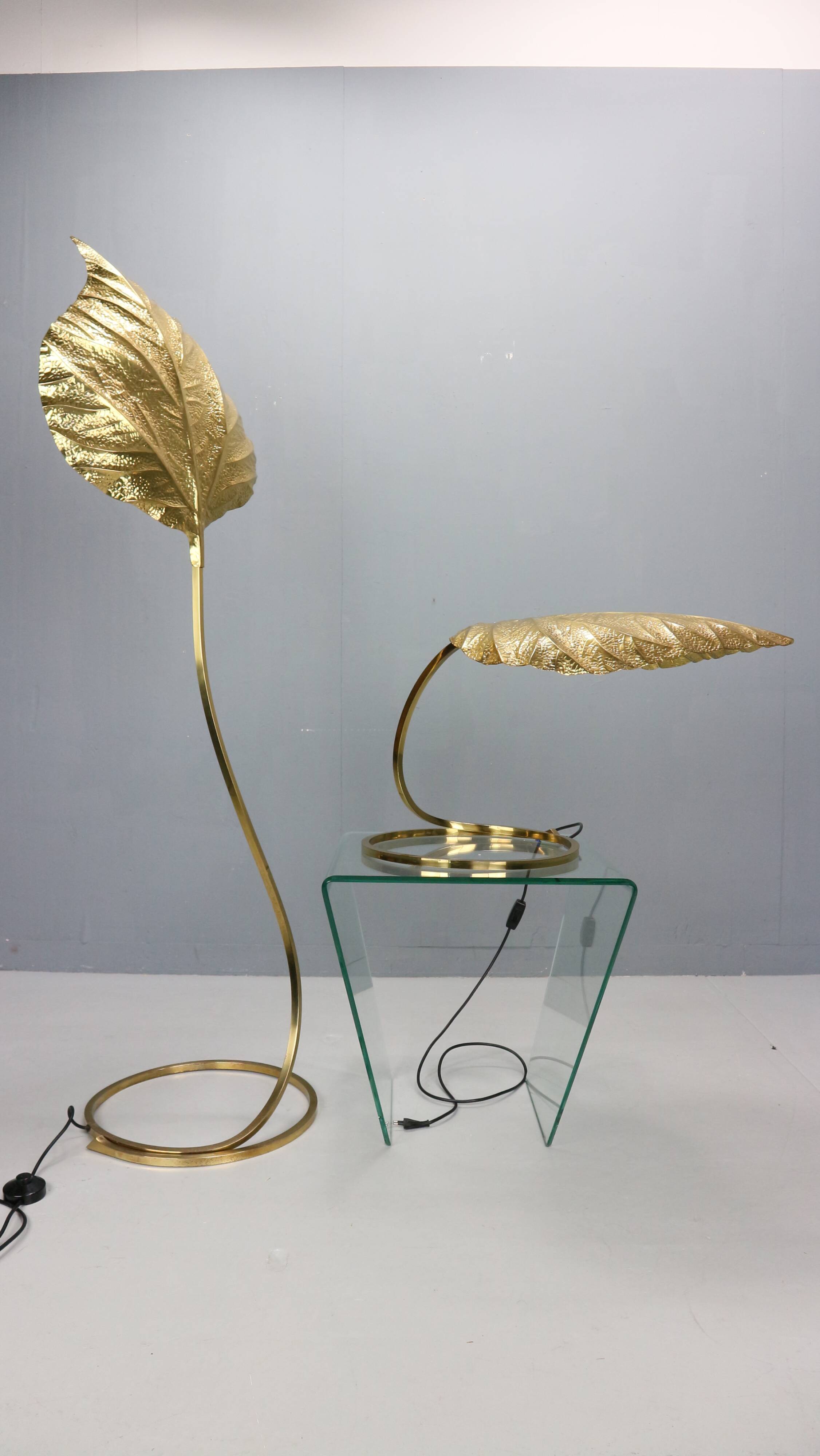 Tommaso Barbi "Rhubarb" floor and table lamp by Bottega Gadda Italy, 1970