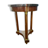 Gueridon side table empire style marble top