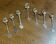 Set of 6 silver-plated English dessert spoons