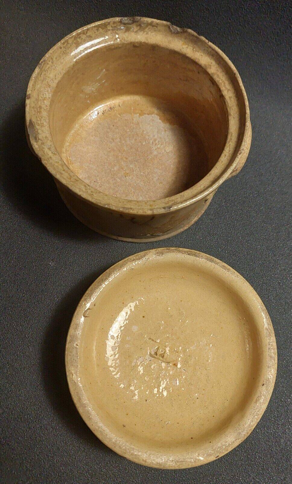 Glazed earthenware terrine from Provence, early 20th century.