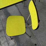 Table and chairs in 50s formica
