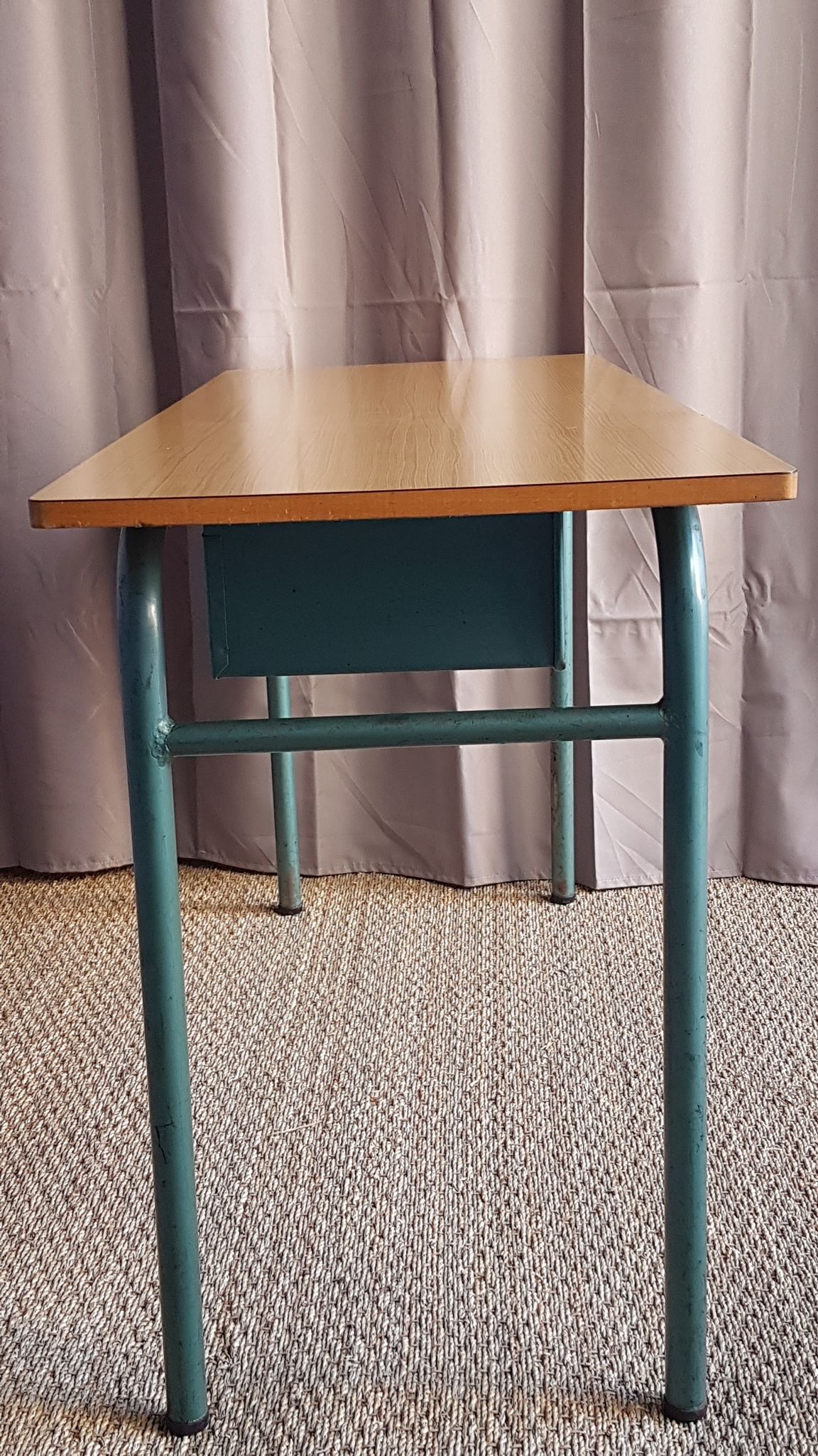 Bureau vintage à 2 casiers metal