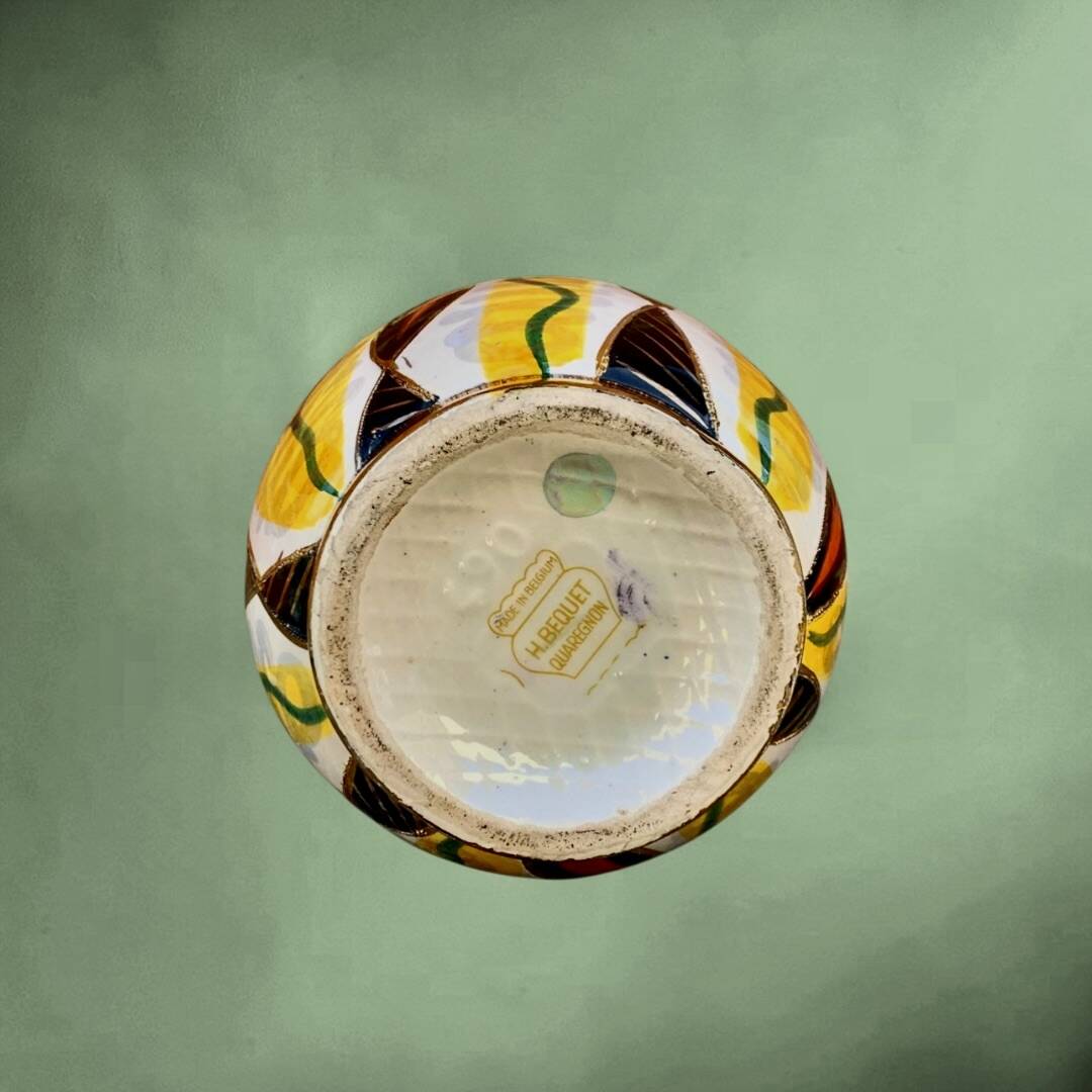 Art Deco Vase Hubert Bequet – Jupiter Decor - model 490 - Belgium – 1950