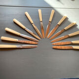 Box of 24 stainless and bakelite knives