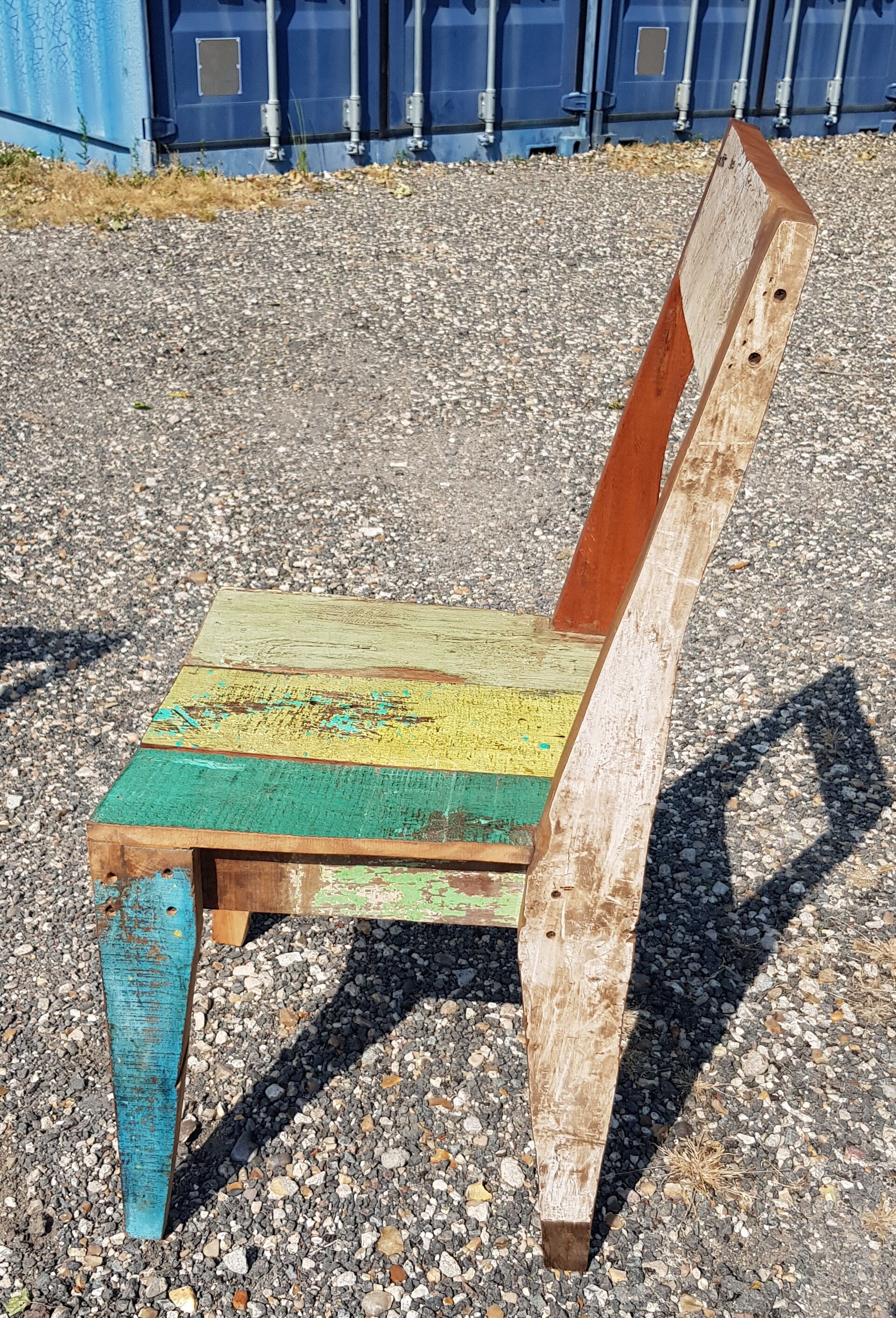 Teak table with 6 chairs
