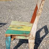 Teak table with 6 chairs