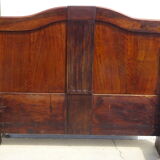 Walnut bed and walnut magnifying glass nineteenth century