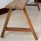 Old oak farm bench