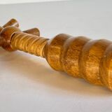 Vintage wooden corkscrew