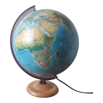 Map world lamp