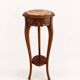 Vintage French Marble Top Plant Stand, Louis XV Pedestal Table