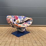 Artifort Ribbon chair by Pierre Paulin, Pierre Frey: The Painter's Canvas